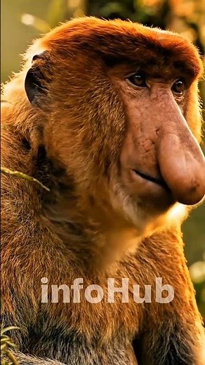 The Monkey With The Biggest Nose In The World! 😱 | Proboscis Monkey