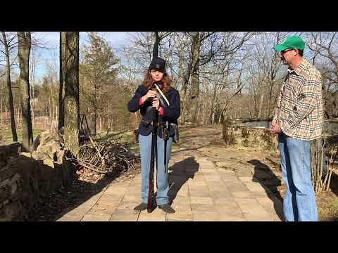 Loading and firing 1853 Enfield Rifled Musket