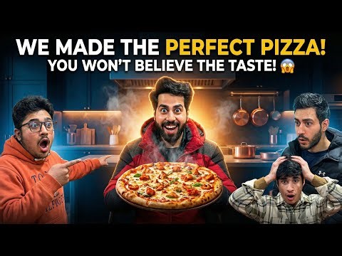 We Made Pizza at Home for the first time!