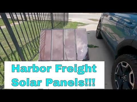 Harbor Freight 100 WATT Thunderbolt Solar Panel Kit Install | DIY Overlanding Trailer