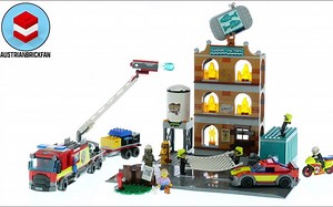 乐高60321城市系列英勇消防队快速拼搭与评测