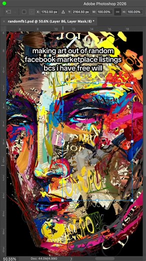 Creating Art from Facebook Marketplace Listings