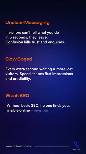 3 Reasons Your Website Isn’t Bringing Leads 🚫