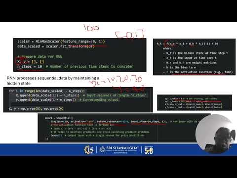 Lec 18 Prediction with RNN for time series data (Deep Learning Course)