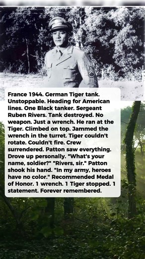 What Patton Did When He Saw a Single Black Tanker Stop a German Tiger With Only a Wrench