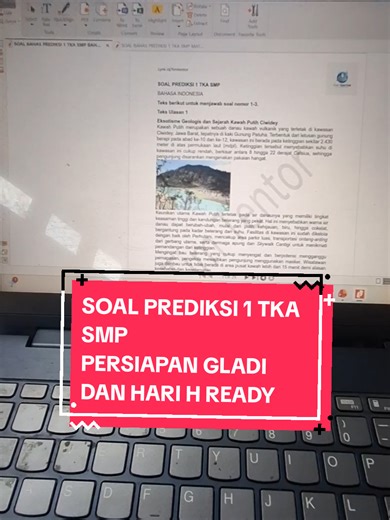 Persiapan Gladi Ujian TKA SMP dengan Paket Prediksi
