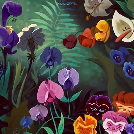 Magical Talking Flowers: Alice in Wonderland Inspired Edit