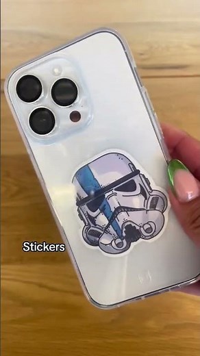 DIY ways to customize your clear phone case #shorts #clearcase #diyphonecase