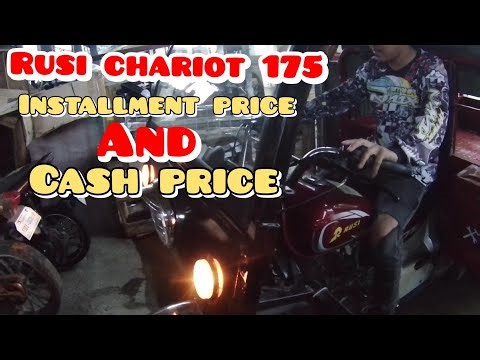 FINALY! Rusi chariot 175 | Installment price and Cash price