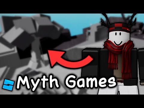 Exploring my Old MYTH Games | Roblox