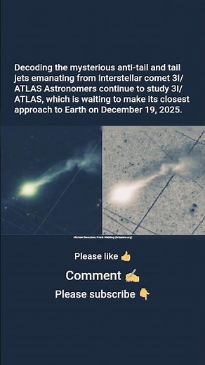 Mysterious Anti-Tail Jets Discovered on Interstellar Comet 3I/ATLAS