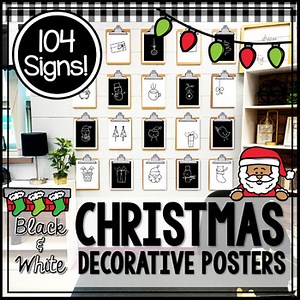 Christmas Classroom Decorations - Printable Posters/Signs