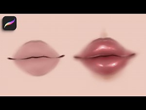 Easy Lip Shading Tutorial | Procreate Tutorial