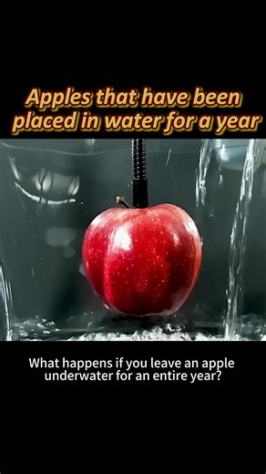 One-Year-Soaked Apples Science Experiment Results