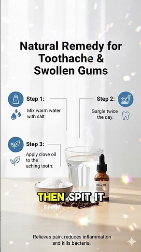 Home Remedy for Gum Swelling & Toothache | Safe and Effective First Aid