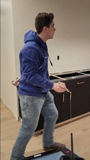 Digital templating software measuring countertop