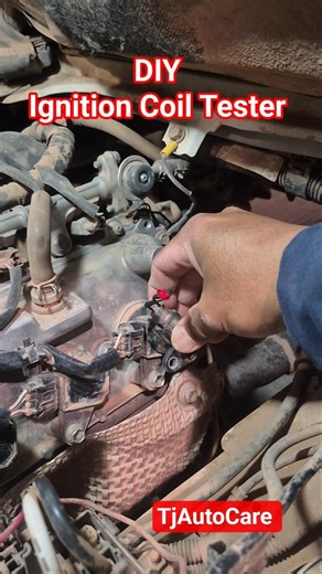 #mechanic #diy #tools #tips #tutorial homemade ignition coil tester #shorts #video