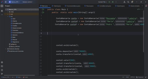 Jonathan Ladeira23 on Instagram: "PROGRAMANDO UM SISTEMA BANCÁRIO EM JAVA! E SIM TERÁ UMA VERSÃO MOBILE DELE TAMBÉM! 👨‍💻 BANCO CPA CRÉDITO, POUPANÇA, E APOSENTADORIA."