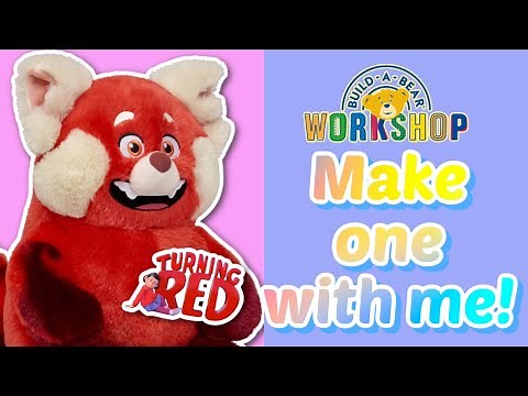 Stuffing the Turning Red Panda with Scent for a UNIQUE Build A Bear Experience
