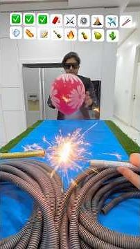 Epic Asmr Catching The Big Balloons All burst Emojis Shape 😨🎈💥#asmr #shorts #challenge #balloon