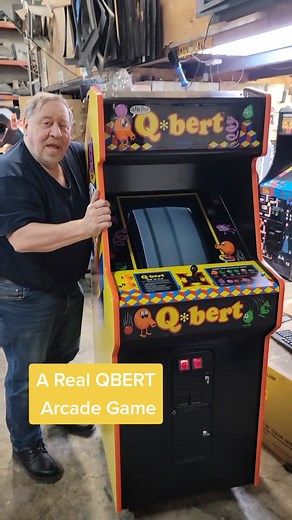 A Real QBERT Arcade Video Game Restored with