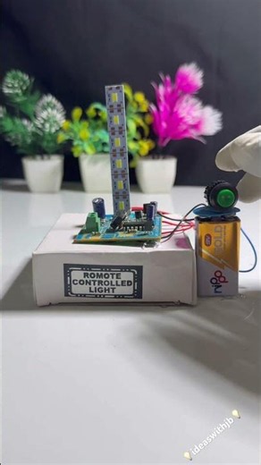 Remote Controlled LED Light Making at Home | DIY Electronics Project