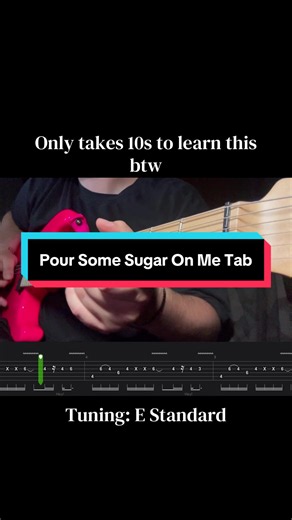 @Def Leppard - Pour Some Sugar On Me Tab Gear Used: Charvel San Dimas Sean Long NP @D’Addario 09-42 Behringer U-Phoria UMC22 @Neural DSP Archetype: Gojira X #electricguitar #beginnerguitarlessons #learnontiktok #guitartabs #defleppard