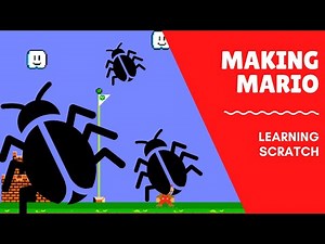 Programming in Scratch - Making a Mario Game - Fixes and Bugs part 1