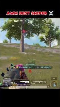 🔥 AWM BEST SNIPER SHOT ☠️😱 #awmking