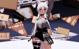 【MMD】Haku-PLAY我呸_哔哩哔哩_bilibili
