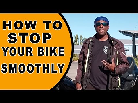 How to Stop A Motorcycle Smoothly | With 5-10 minutes of practice