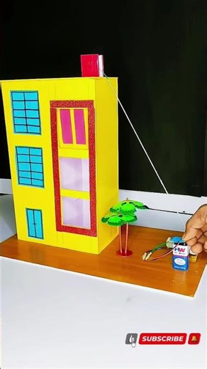 school science project 🏫 #electric lift