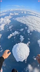 Tried Landing On A Cloud ☁️ #foryou #amazing #knowledge #didyouknow