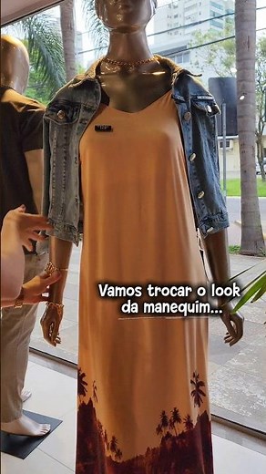 Vamos trocar o look da manequim... #manequim #lojaderoupas #modafeminina