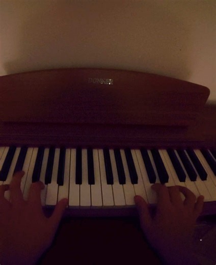 Playing Piano at Night: A Melodic Experience