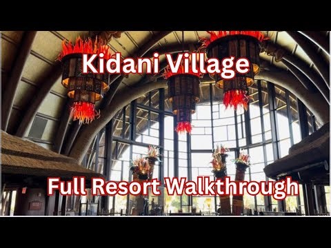 Disney’s Animal Kingdom Lodge Kidani Village Resort Tour in 4K| Walt Disney World BEST Kept Secrets 