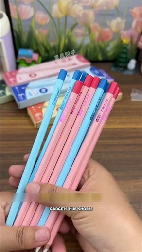 I Obsessed With These Colourful Dark Writing HB Pencils! ✏️🌈 Best Stationery for School 🎒 #shorts