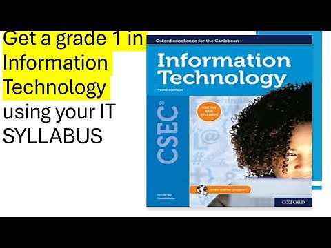 CXC Information Technology (IT) Revision (PART 1)