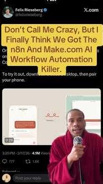 Don’t Call Me Crazy...But This Is The n8n Killer