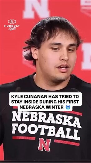 A native of Phoenix, AZ, Nebraska kicker Kyle Cunanan shares that his first Nebraska winter has been an adjustment 🤣 | Hurrdat Sports