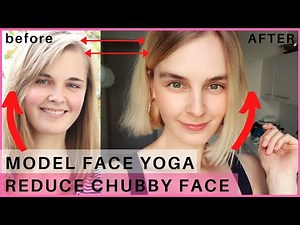 Reduce Chubby Face | Face Exercises | Model Face Yoga with Anna (quick)