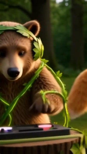 DJ party in the Jungle🐾🎵.#dj#edm #animation #cute #jungle #dance #adorable #cuteanimals#3d #animals