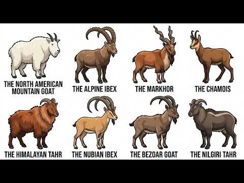 Every Type of Mountain Goat Explained