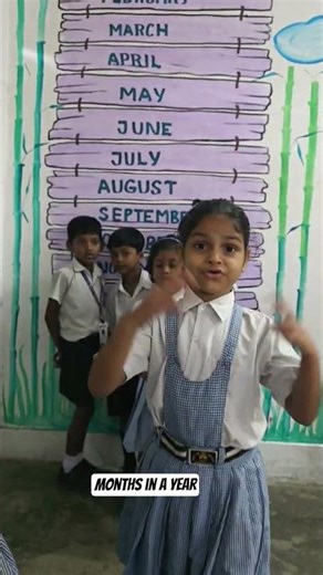 Monthsname#joyfulmoments #school #joyfulexperience #lovelystudents #kids#learnshare