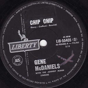 Gene McDaniels With The Johnny Mann Singers - Chip Chip