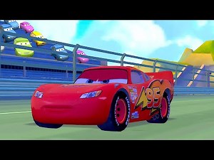 Cars 2 Video Game MODS | Rookie Lightning McQueen - Italy Mountain Run Attack Mode