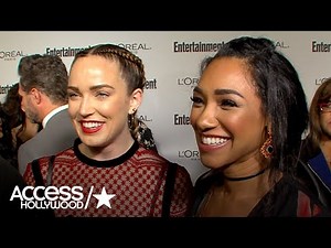Caity Lotz & Candice Patton Talk 'The Flash' Season 3 & 'Legends Of Tomorrow' | Access Hollywood