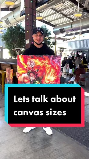 Let’s talk about canvas sizes 🎉