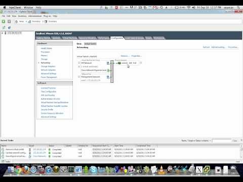 Brief Tutorial on network setup for VMware ESXi on a Cisco UCS C-Series Blade Server