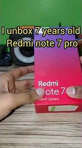 I Unbox Redmi Note 7 Pro #shorts #redmi